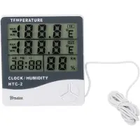 Bradas Station météorologique intérieure avec capteur de température externe WHITE LINE BR-WL-M21