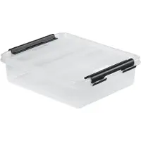 Smartstore Boîte de rangement "SmartStore Classic", 1 litre, (L x l x H) : 21 x 17 x 6 cm, transparente – Pack de 10