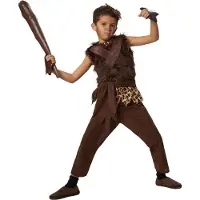 Dressforfun Déguisement homme des cavernes - - 140 (9-10y) - halloween - carnaval - marron