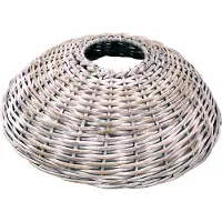 Molecule Rotin Sapin de Noël Rock Santa-4 gris clair Ø 87 cm