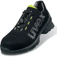 Uvex 65619, Adulte, Bottes de sécurité, Noir, Jaune, ESD, S1, Lacets rapides, Polyuréthane (PU)
