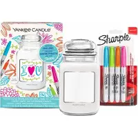 Yankee candle x sharpie étiquette perso