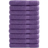 vidaXL Serviettes de sauna de qualité supérieure SOLUND 10 pcs violet