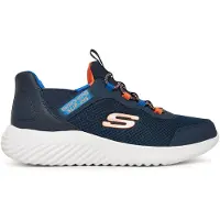 SKECHERS Baskets basses enfant BOUNDER SLIP-INS garcons - Bleu - 36