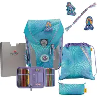 DERDIEDAS L'ensemble de cartable ErgoFlex MAX Exclusif LED Active, 5 pièces