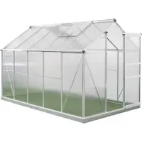 Westmann Serre aluminium Flora 610 argent 312x192x201 cm