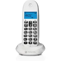 Motorola Téléphone Fixe Sans Fil C1001CB+ Blanc