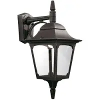 Elstead Lighting Applique d'extérieur noire classique E27 60 W Chapel Elstead