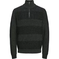 Jack & Jones Pull-over 'JJHugo' anthracite / noir