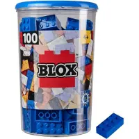 Androni Blox 100 briques bleues de 8 dans une boîte