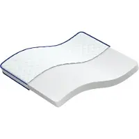 vidaXL Matelas en mousse à mémoire de forme blanc 140x190x17 cm doux