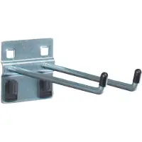Bott Double crochet avec plaque de support large, Ø 6 x P 150 mm, 5 p.