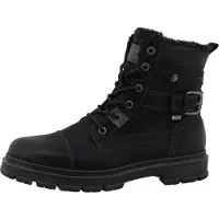 Tom Tailor Bottines à lacets noir