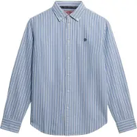 Superdry Chemisier bleu clair / blanc