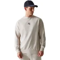 New Era Sweatshirt New York Yankees Homme Light Beige
