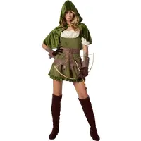 Dressforfun costume femme Robin des Bois - Gardien de la forêt - M - Carnaval costumé - Halloween - Déguisement - Party wear - Fête - Party wear