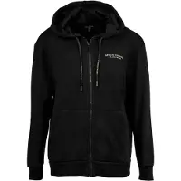 Armani Exchange pour femme. XW001452AF10830MC021 Sweat zippé à capuche noir (XL), Casuel, Coton, Manche longue