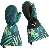 WEEDO FUNWEAR Gants 'Cosmo Dschungel' vert / pétrole / vert pastel / noir