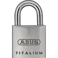 ABUS Cadenas cylindrique 64TI/20 largeur du corps de verrou 20 mm Titalium fermeture