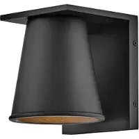 HINKLEY Elstead HANS Aussen-Wandleuchte GU10 8W Schwarz IP44 (GU10, IP44)