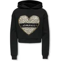 Kids Only GIRLS Sweat-shirt 'KOGCooper' mastic / or / noir / blanc