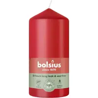 Bolsius Stumpenkerze 120/58mm zartrot (1 pcs)