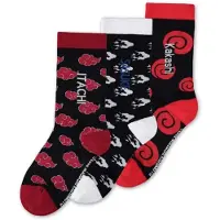 Difuzed Naruto Sasuke Kakashi Itachi Socks Noir EU 43-46