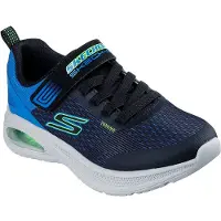 SKECHERS Microspec Max Advance Squad P Slip-on Trainers Bleu EU 28 1/2 Garçon