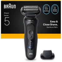Braun Series 5, 52-N1200S Wet&amp;Dry -parranajokone partatrimmerilisäosalla