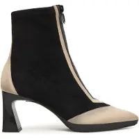 Hispanitas pour femme. BHI254186 Bottines en cuir Soho noir (38), 5 à 8 cm, Fermeture éclair, Casuel