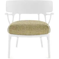 Kartell A.I. Lounge Indoor | White|White-Yellow