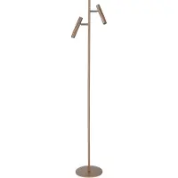 Highlight Lampadaire design Piero Bronze cuivré 2 lumières