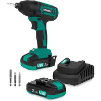 Vonroc Visseuse à chocs sans fil 20V – 180 Nm | Inclut 2 batteries 2.0Ah et chargeur rapide