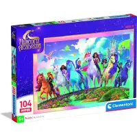 Clementoni CLE puzzle 104 Super UnicornAcademy 25098