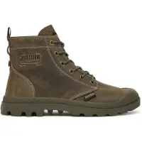 Palladium Pampa Zip Leather In Dusky Green - 12 UK - 47 EU - 13M/14.5F US / Dusky Green