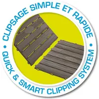Smoby Set Of 6 Floor Tiles 45x45 Cm Marron Enfants