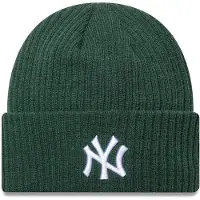 New Era Mlb Wide Cuff New York Yankees Beanie Vert