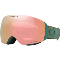 Oakley - Masque de ski - Flight Deck M Pacific Trails Prizm Rose Gold - Bleu