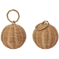 Ferm Living Braided Baubles - Lot de 2