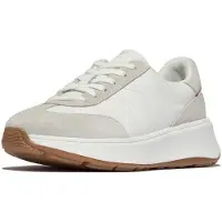 FitFlop F-mode T-toe Wave Leather Trainers Blanc EU 38 Femme