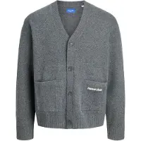 Jack & Jones Vestes en maille 'JORNorrebro' gris foncé