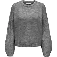ONLY Pull-over 'ONLSIMONI' gris chiné