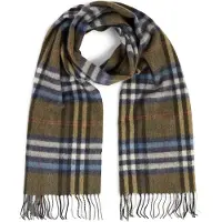 Finshley & Harding Écharpe marine / gris clair / olive / noir