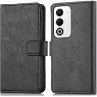IMoshion Étui de télephone portefeuille de luxe Oppo A5 5G (2025) - Noir