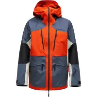 Peak Performance - Veste imperméable et résistante en GORE-TEX PRO - M Vertical Gore-Tex Pro Jacket Offblack Terrain Tan - Taille M - Marron