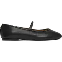 Ralph Lauren Ballerines à lanières 'JAYNA' noir