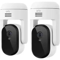 Arlo Essential 3 PTZ Lot de 2 (1920 x 1080 Pixels), Caméra réseau, Blanc