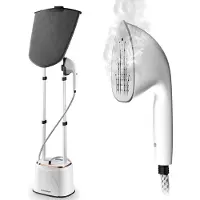 FLOWSTEAM PRO Défroisseur à linge - Défroisseur à main - Nettoyeur vapeur - Défroisseur à linge - 150 minutes de vapeur - Cordon de 2,5 m - Blanc