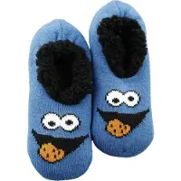 Sesame Street Chaussettes de - Cookie Monster - Krümelmonster - EU35-38 - EU 39-42 - pour Unisexe - multicolore - Taille EU 39-42