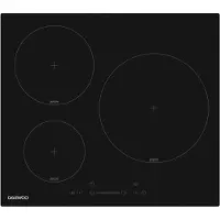Daewoo Table de cuisson à induction - - 3 brûleurs - 60 cm - Schwarz